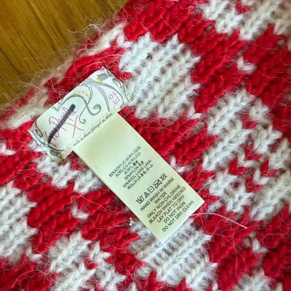 FREE PEOPLE  Matchback Scarf - Red